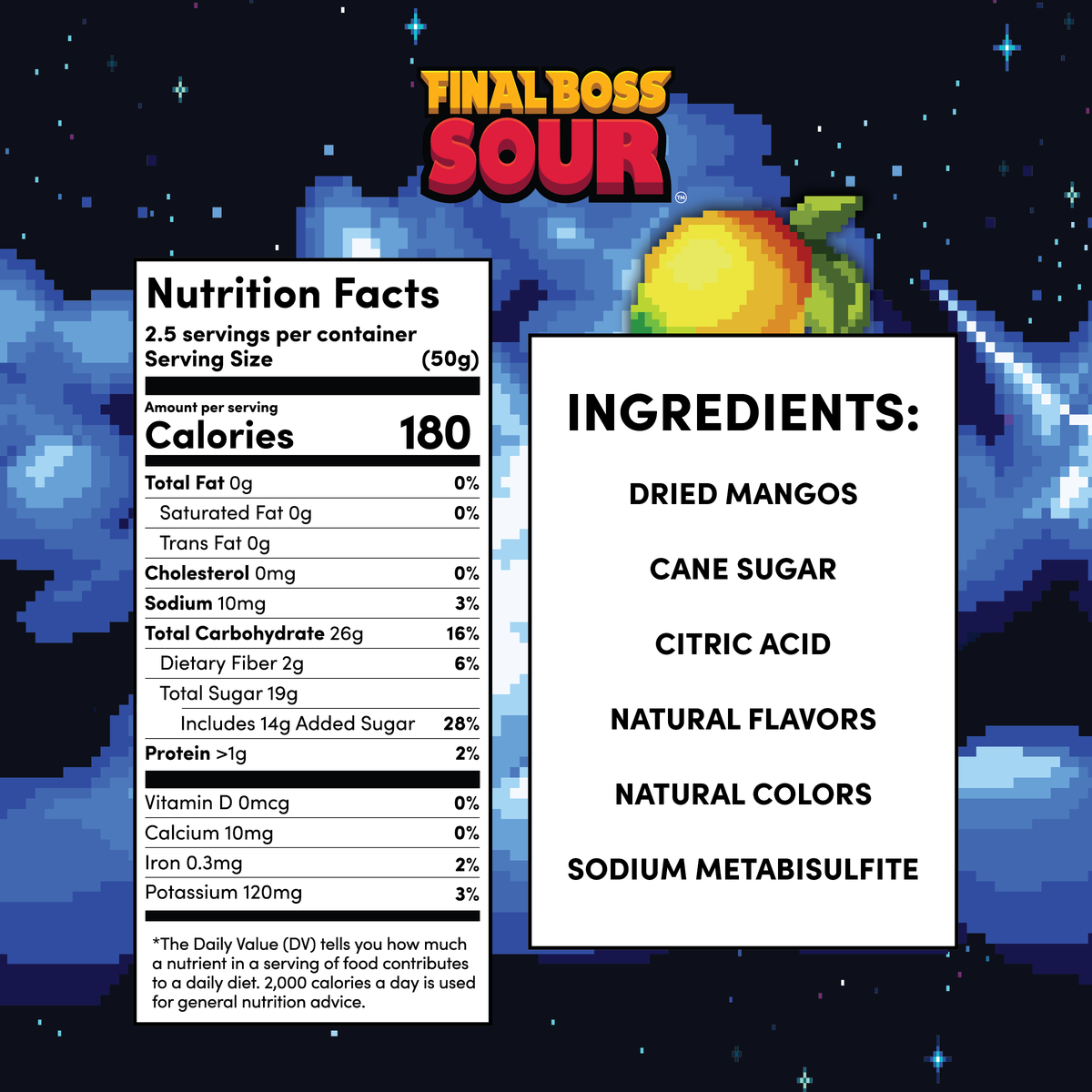 Sour Blue Raspberry Mango Dippers
