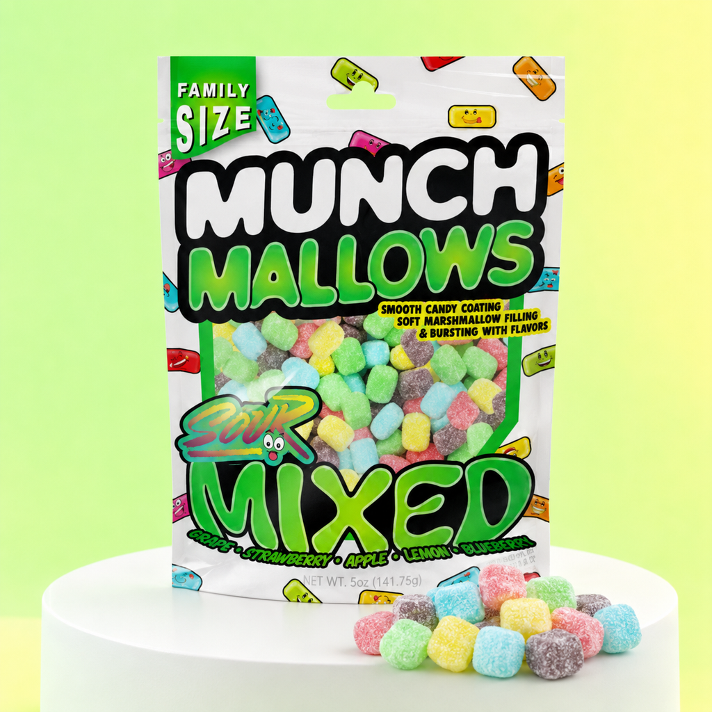 Viral Munch Mallows - Marshmallow Candy - Sour Mixed