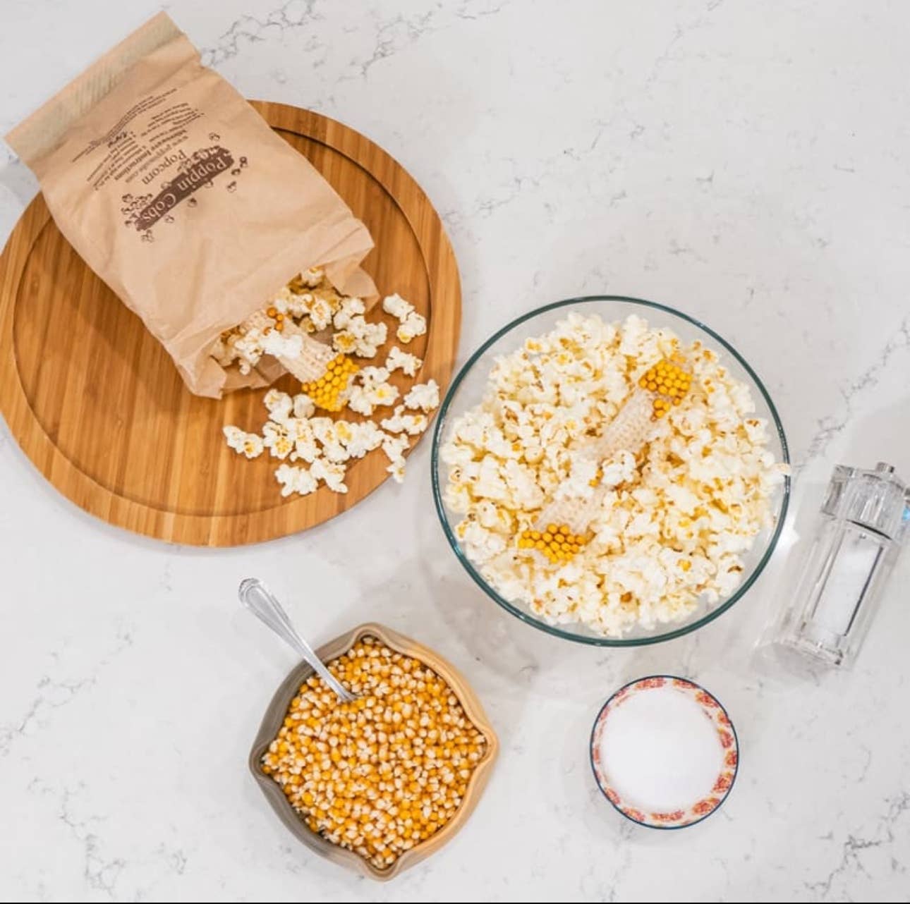 Poppin' Cobs Microwave Popcorn with White Cheddar Seasoning