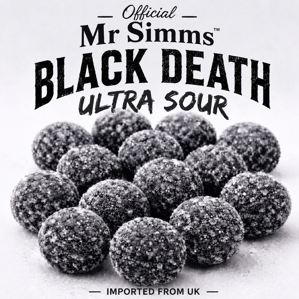Mr. Simms Sweet Shoppe: Mr. Simms Black Death Ultra Sour🇬🇧
