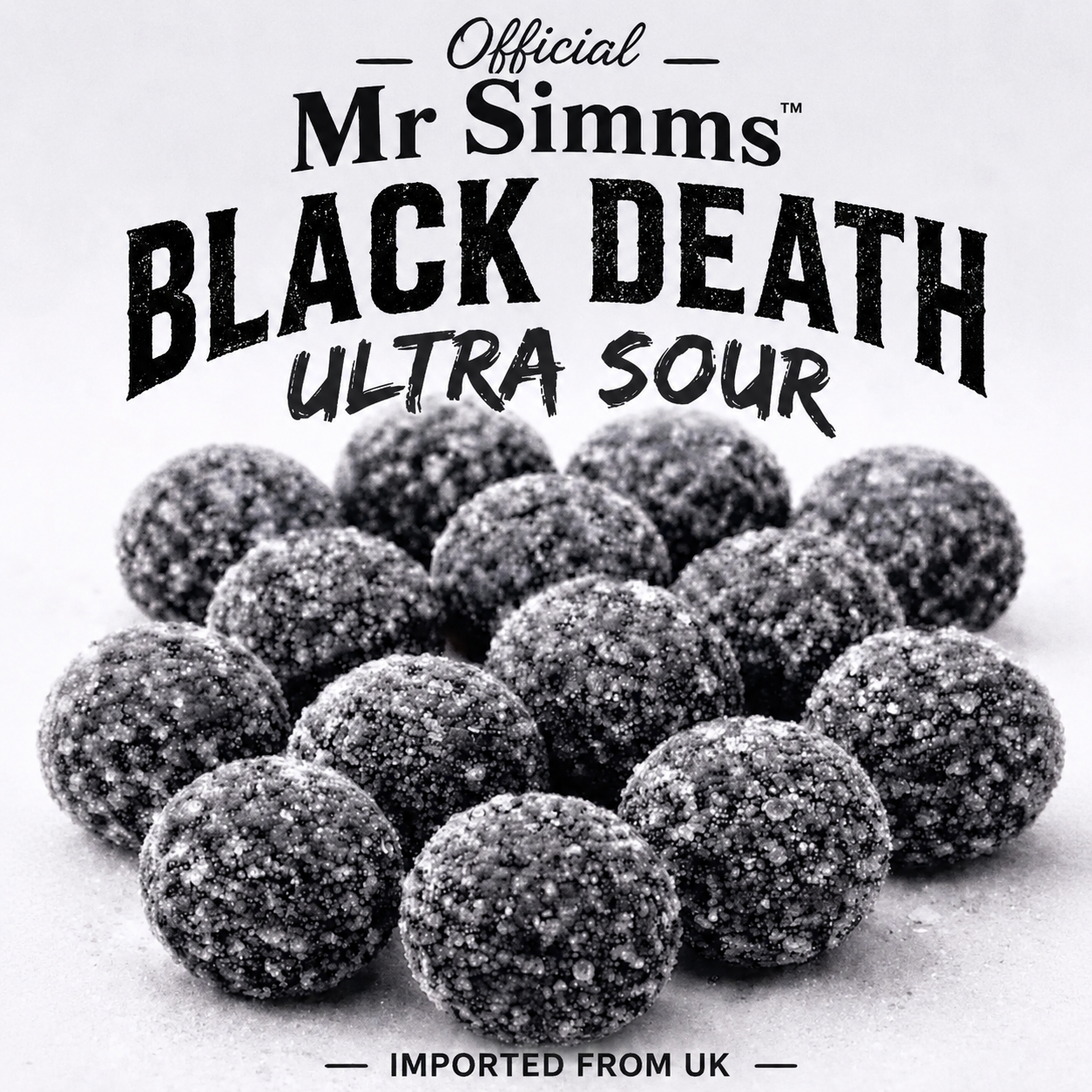 Mr. Simms Sweet Shoppe: Mr. Simms Black Death Ultra Sour🇬🇧