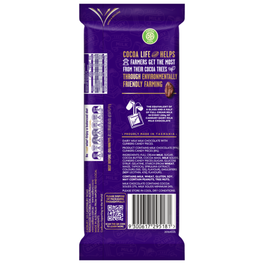 Cadbury Pascall Clinkers Bar Australian