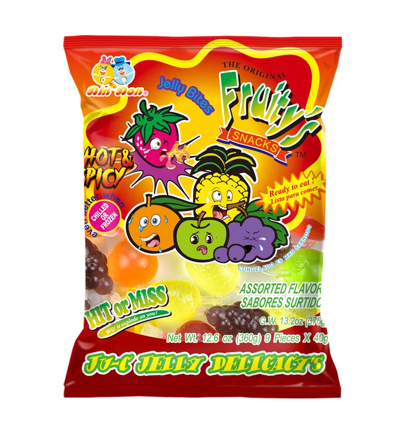 Limited Import  Fruity's Ju-C Jellies Hot & Spicy