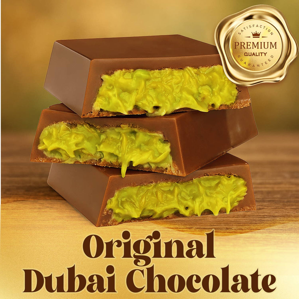 Milk Dubai Chocolate Bar Pistachio & Gift-Ready Pack 3.5 oz