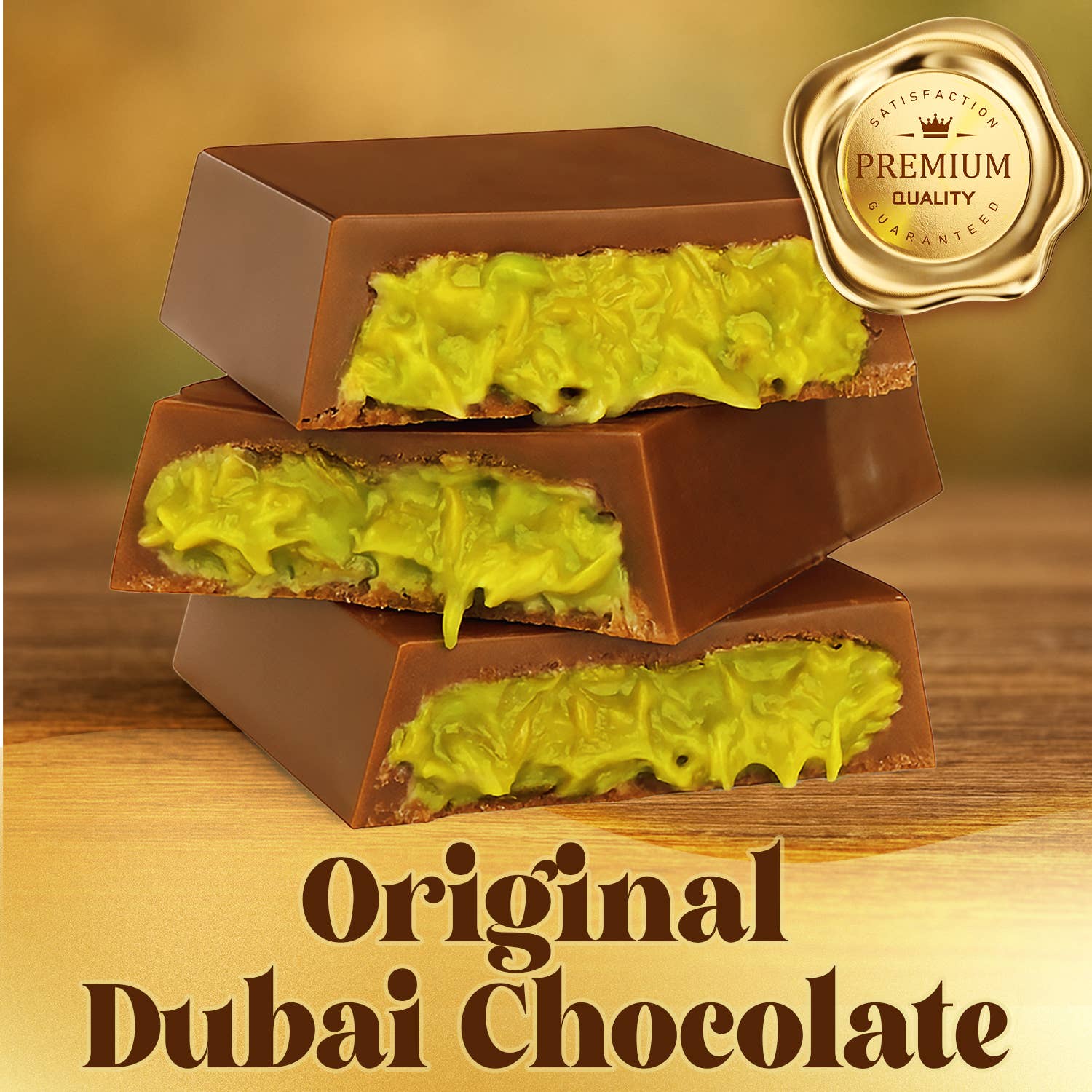 Milk Dubai Chocolate Bar Pistachio & Gift-Ready Pack 3.5 oz