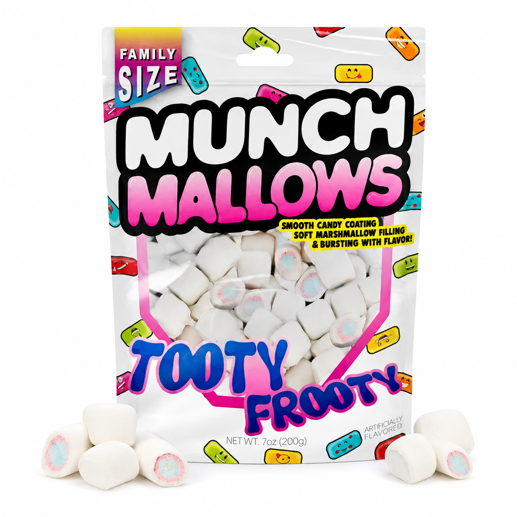 Viral Munch Mallows - Marshmallow Candy - Tooty Frooty
