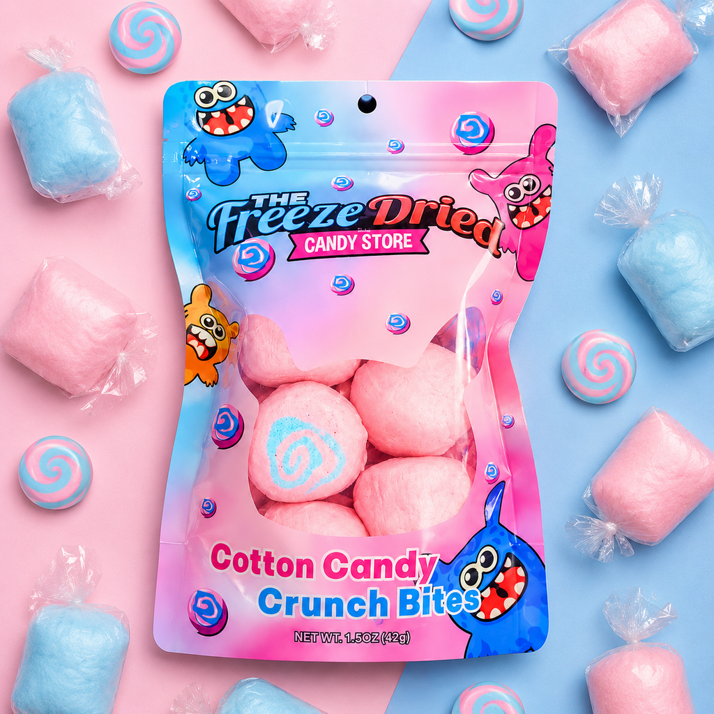 Cotton Candy Crunch Bites