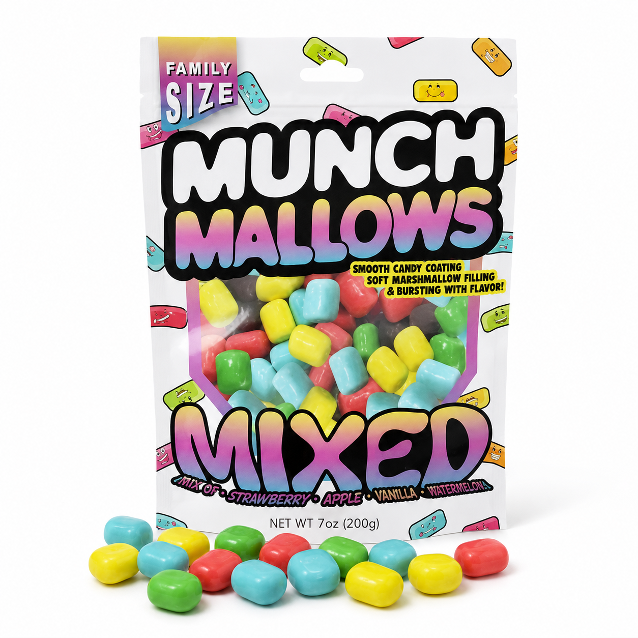 Viral Munch Mallows - Marshmallow Candy - Mixed