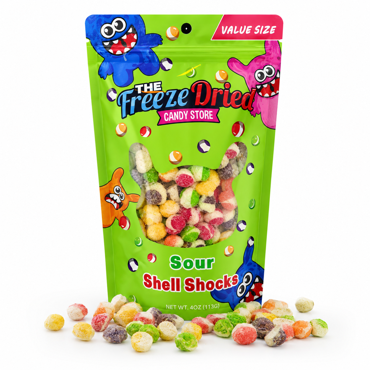 Freeze Dried Sour Shell Shocks