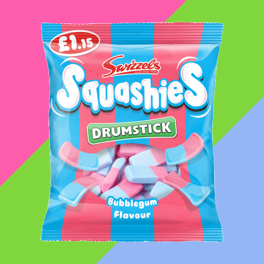 Swizzels Drumstick Squashies Bubblegum