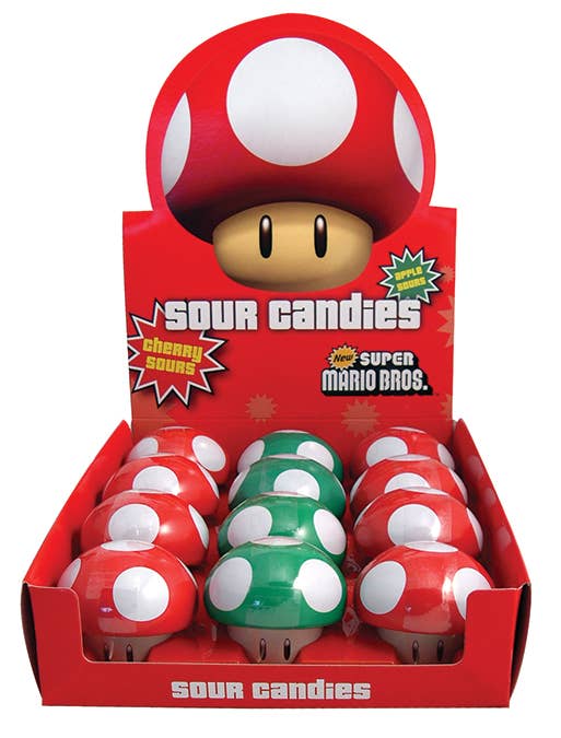 Nintendo Mushroom Sours Tin