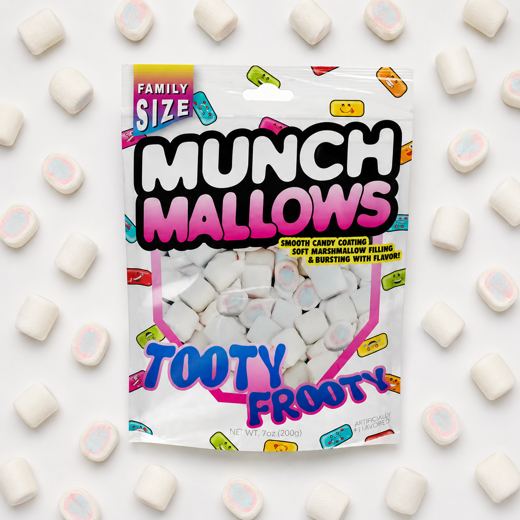 Viral Munch Mallows - Marshmallow Candy - Tooty Frooty