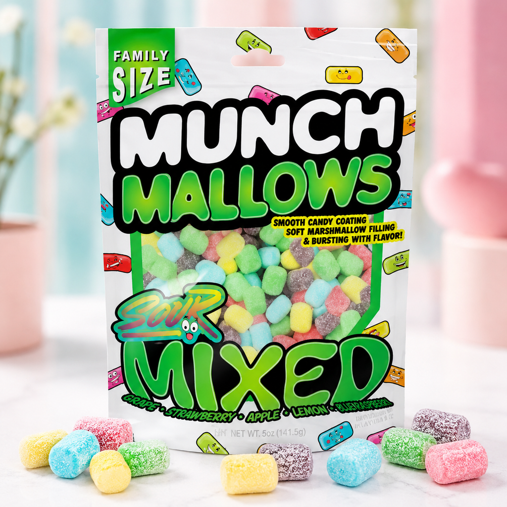 Viral Munch Mallows - Marshmallow Candy - Sour Mixed