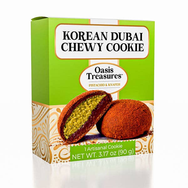 Dubai Chocolate Flavor Korean Chewy Cookie
