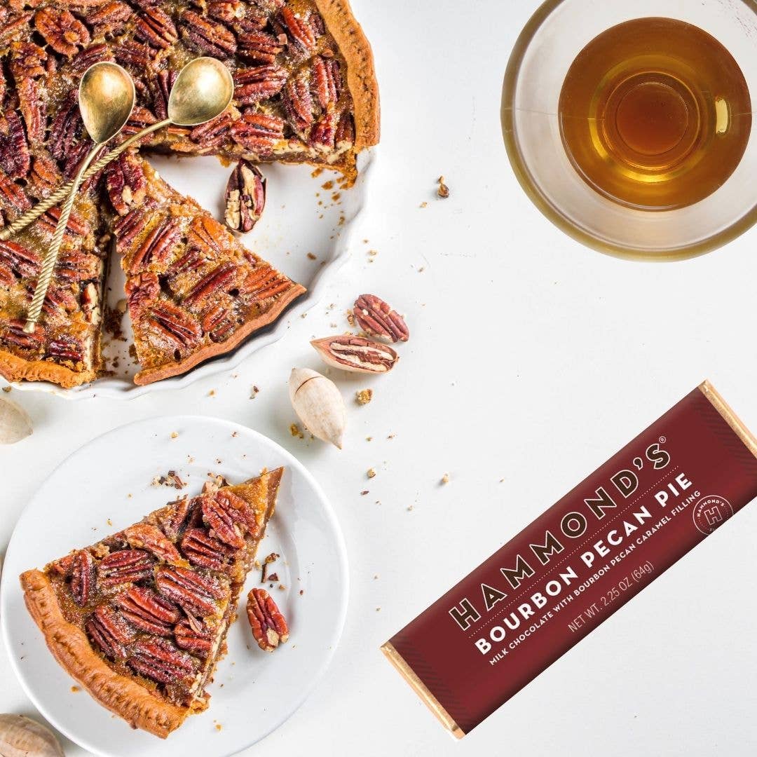 Candy Bar - Milk Chocolate - Bourbon Pecan Pie