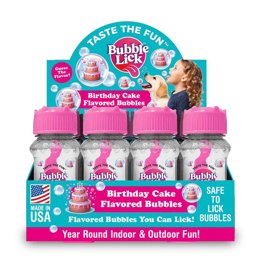 Bubble Lick - Birthday Cake Flavored Bubbles