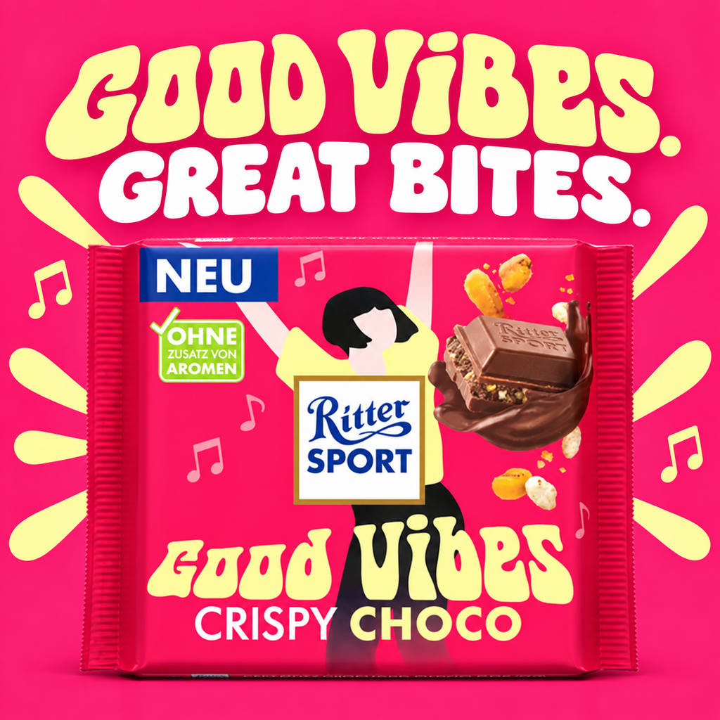 Ritter Sport Good Vibes Crispy Choco 100g (Germany)