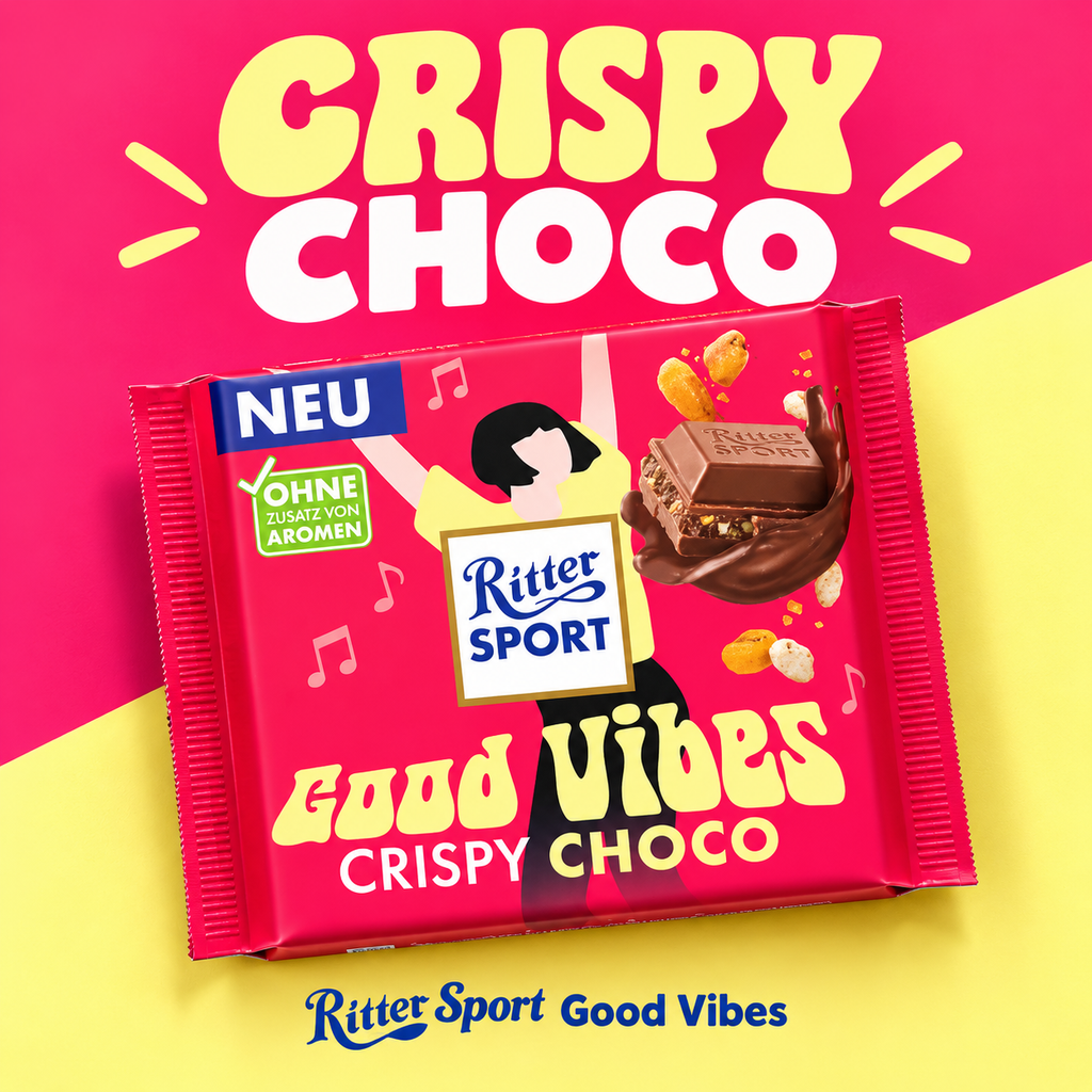 Ritter Sport Good Vibes Crispy Choco 100g (Germany)