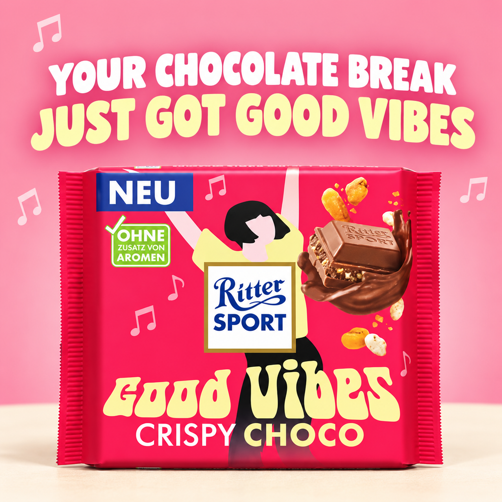 Ritter Sport Good Vibes Crispy Choco 100g (Germany)
