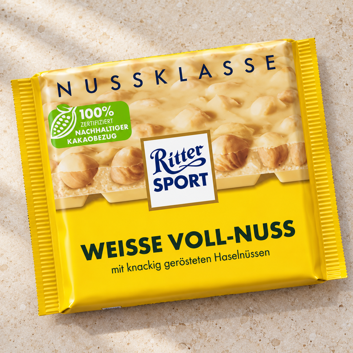 Ritter Sport White Whole Hazelnuts 100g (Germany)