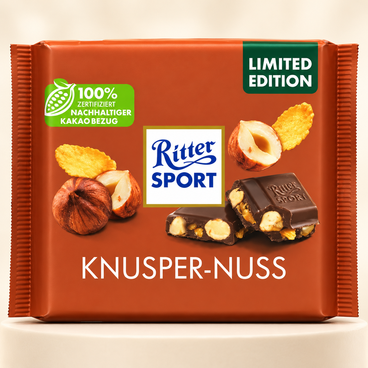 Ritter Sport Milk Hazelnuts w/ Corn Flakes (Germany)