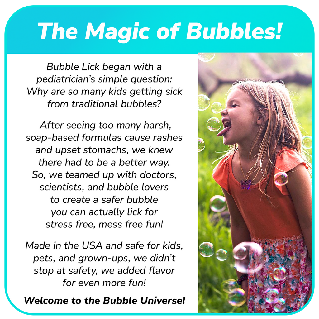 Bubble Lick - Birthday Cake Flavored Bubbles