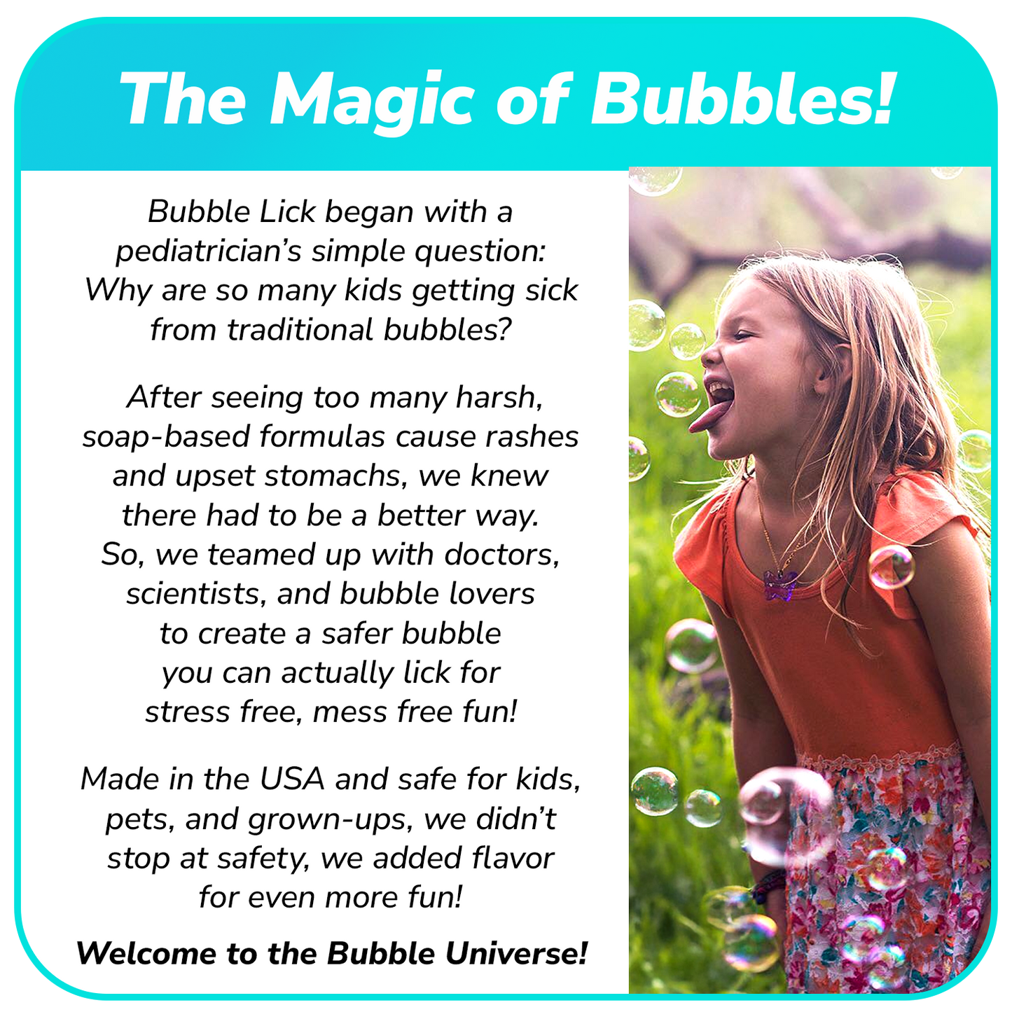 Bubble Lick - Birthday Cake Flavored Bubbles