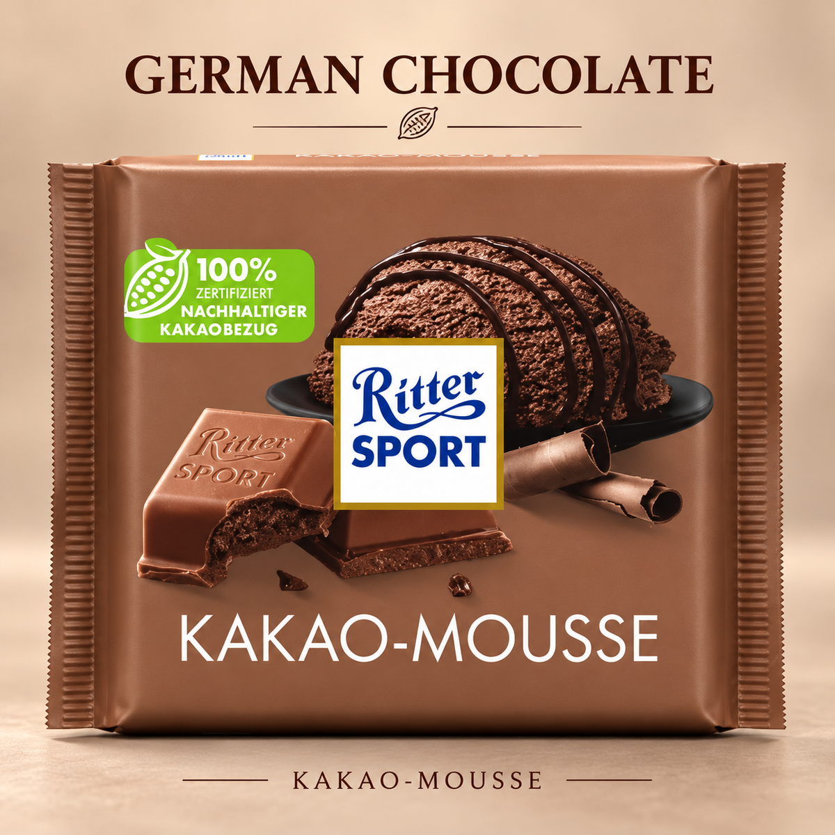 Ritter Sport Kakao-Mousse 100g (Germany)