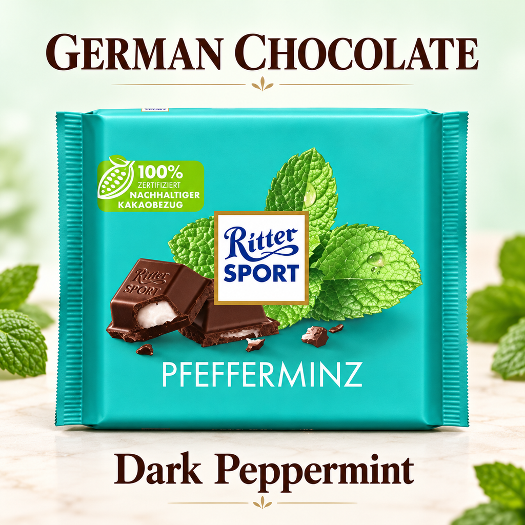 Ritter Sport Dark Peppermint 100g (Germany)