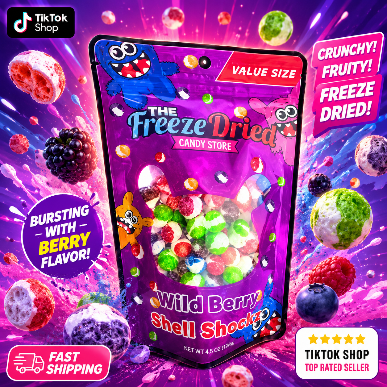 Wild Berry Shell Shocks