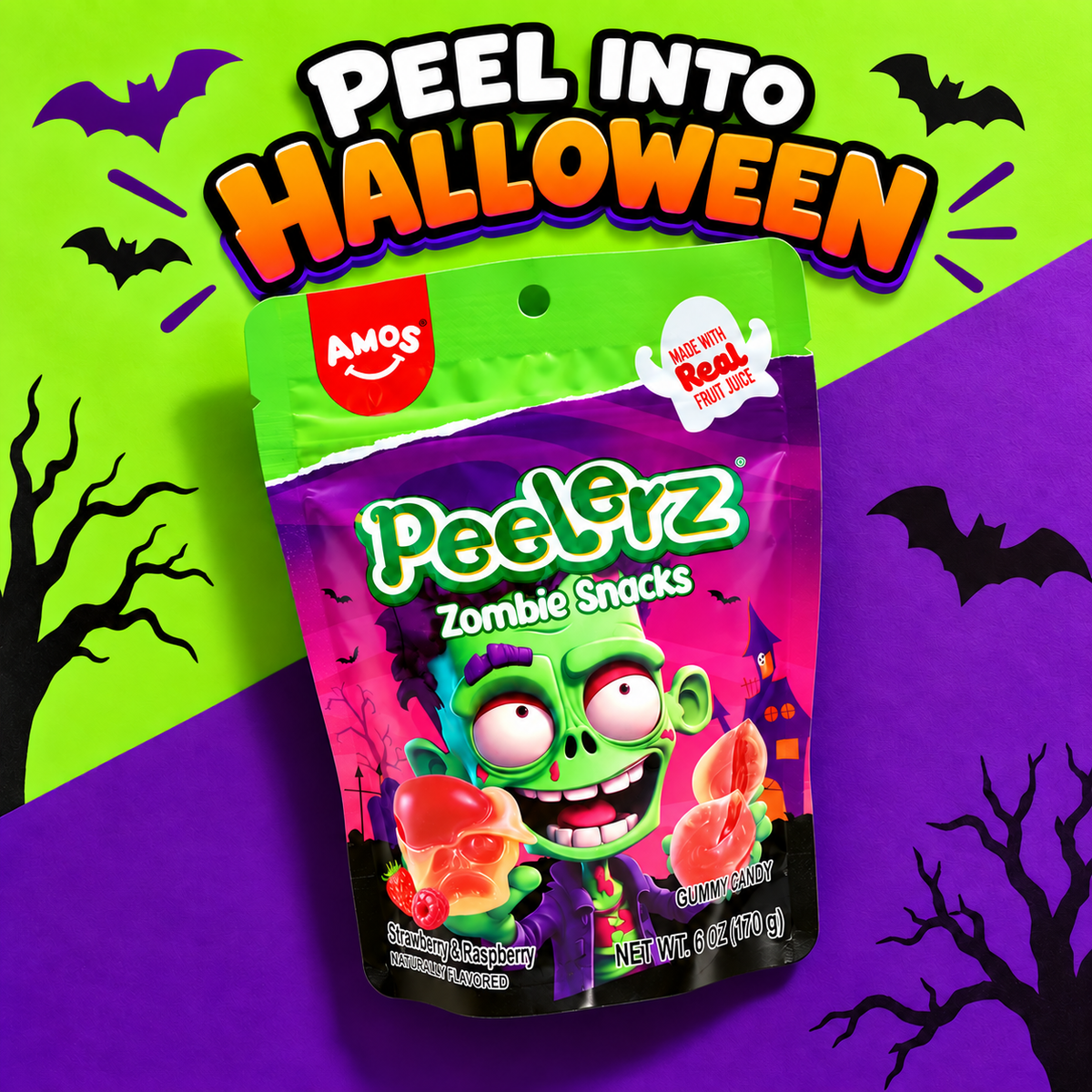 Peelerz Gummy Zombie Snacks