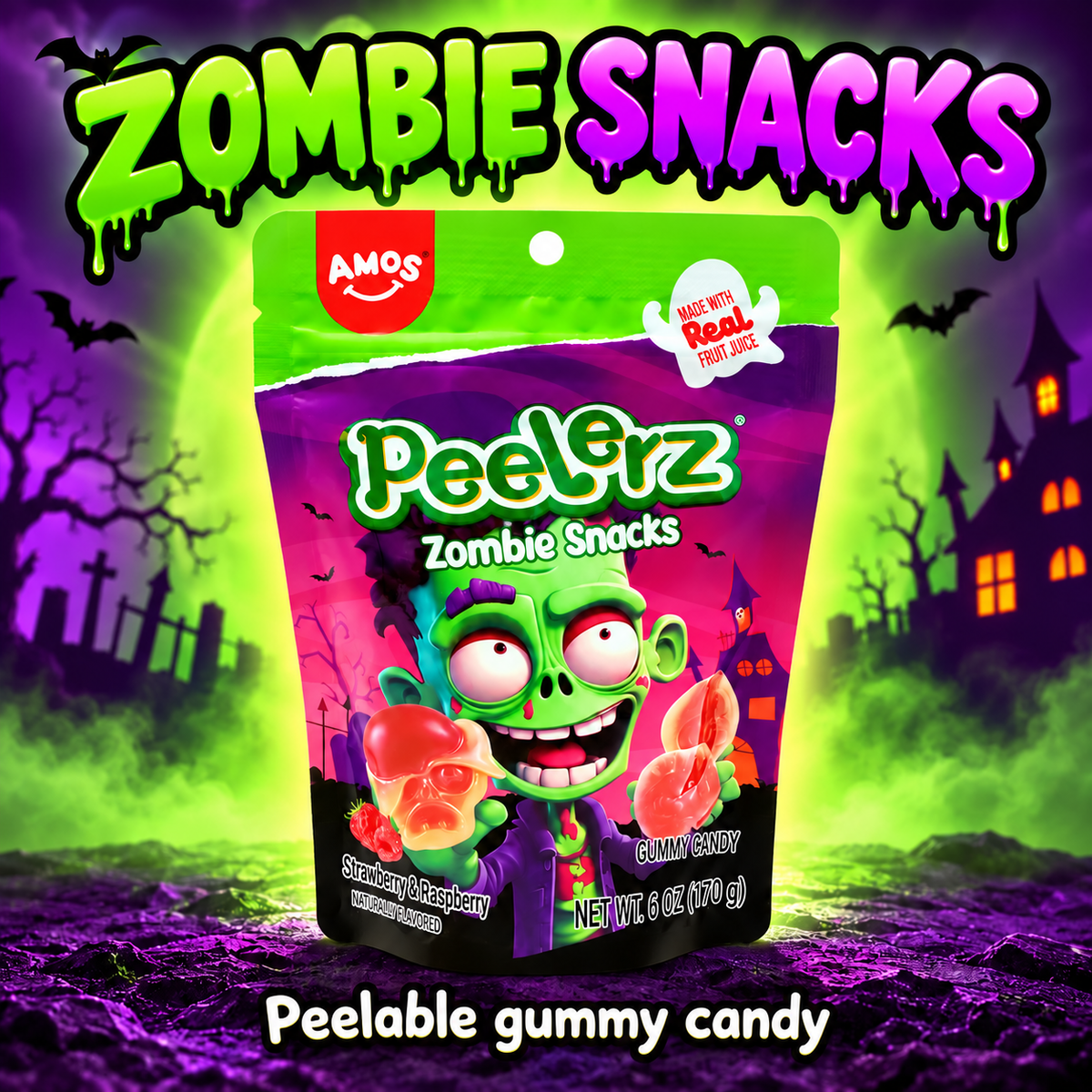 Peelerz Gummy Zombie Snacks