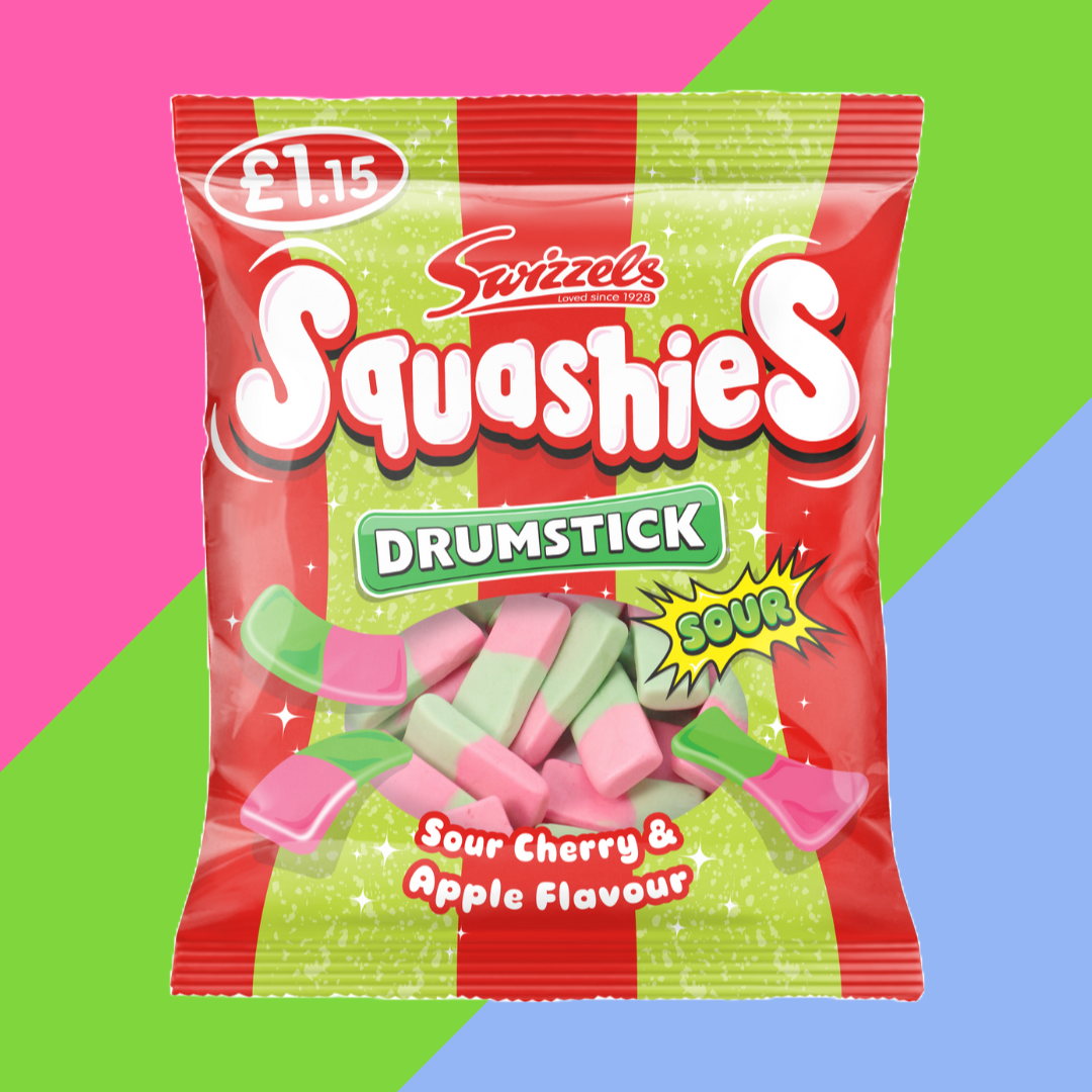 Swizzels Drumstick Squashies Sour Cherry & Apple