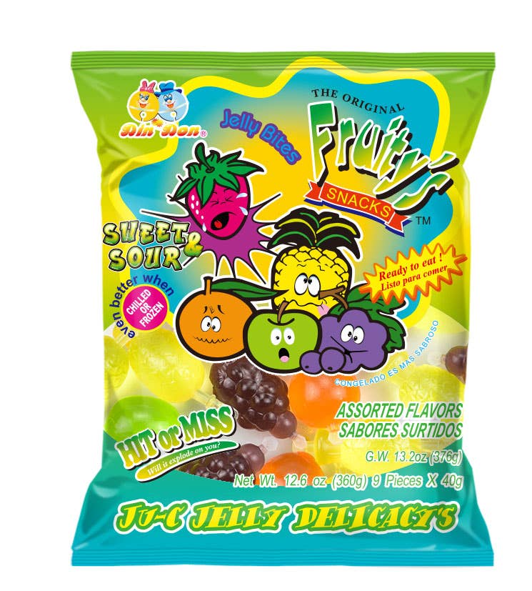 Limited Import  Fruity's Ju-C Jellies Sweet & Sour