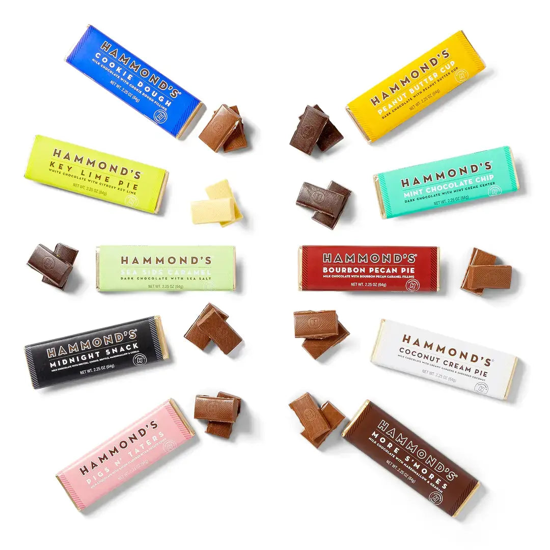 Candy Bar - Milk Chocolate - Bourbon Pecan Pie