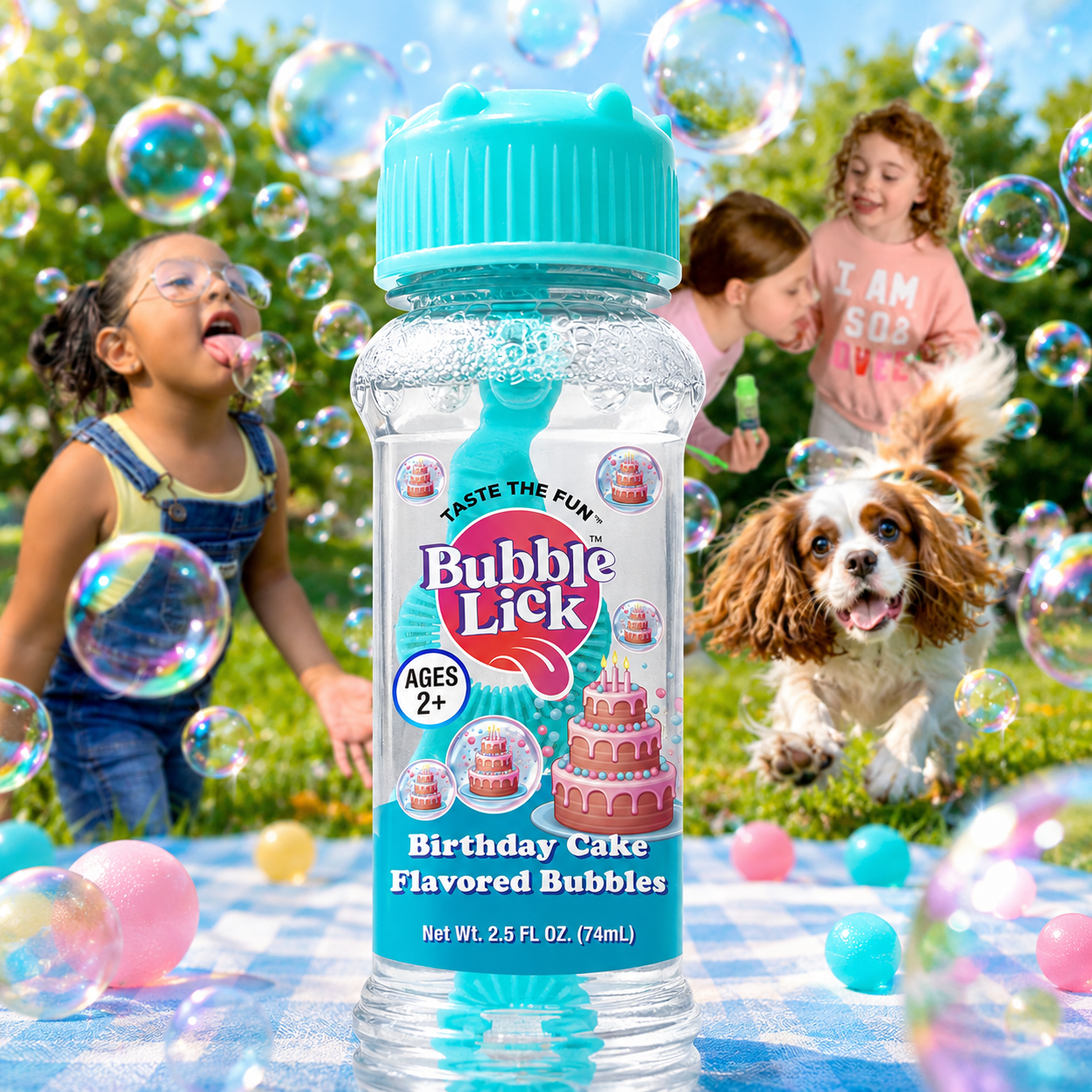 Bubble Lick - Birthday Cake Flavored Bubbles
