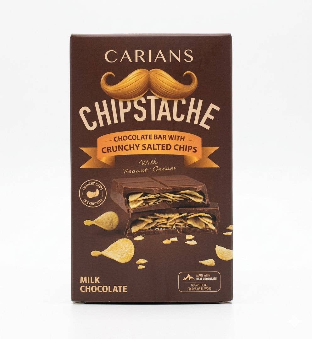 Chipstache Pringles Chips Chocolate Bar