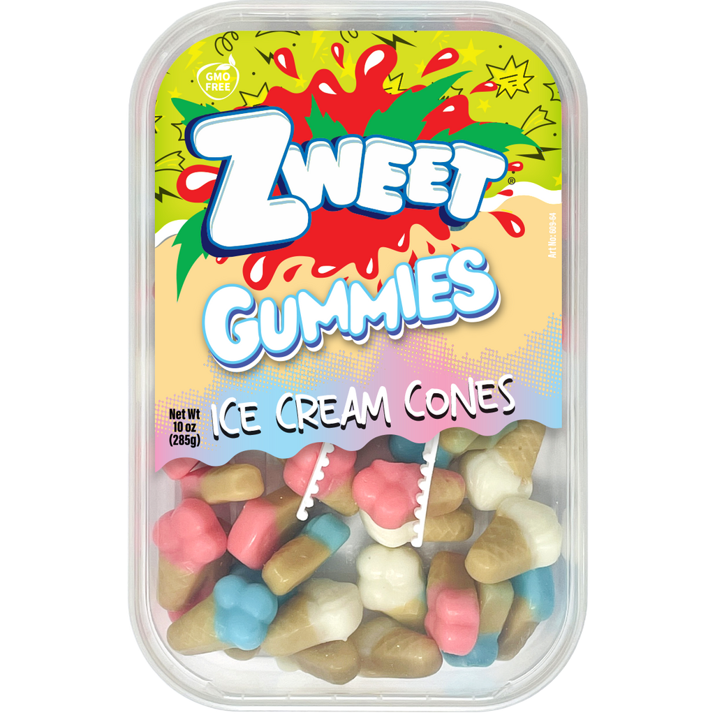 Gummy Ice Cream  | Zweet  | With Tongs for Sharing