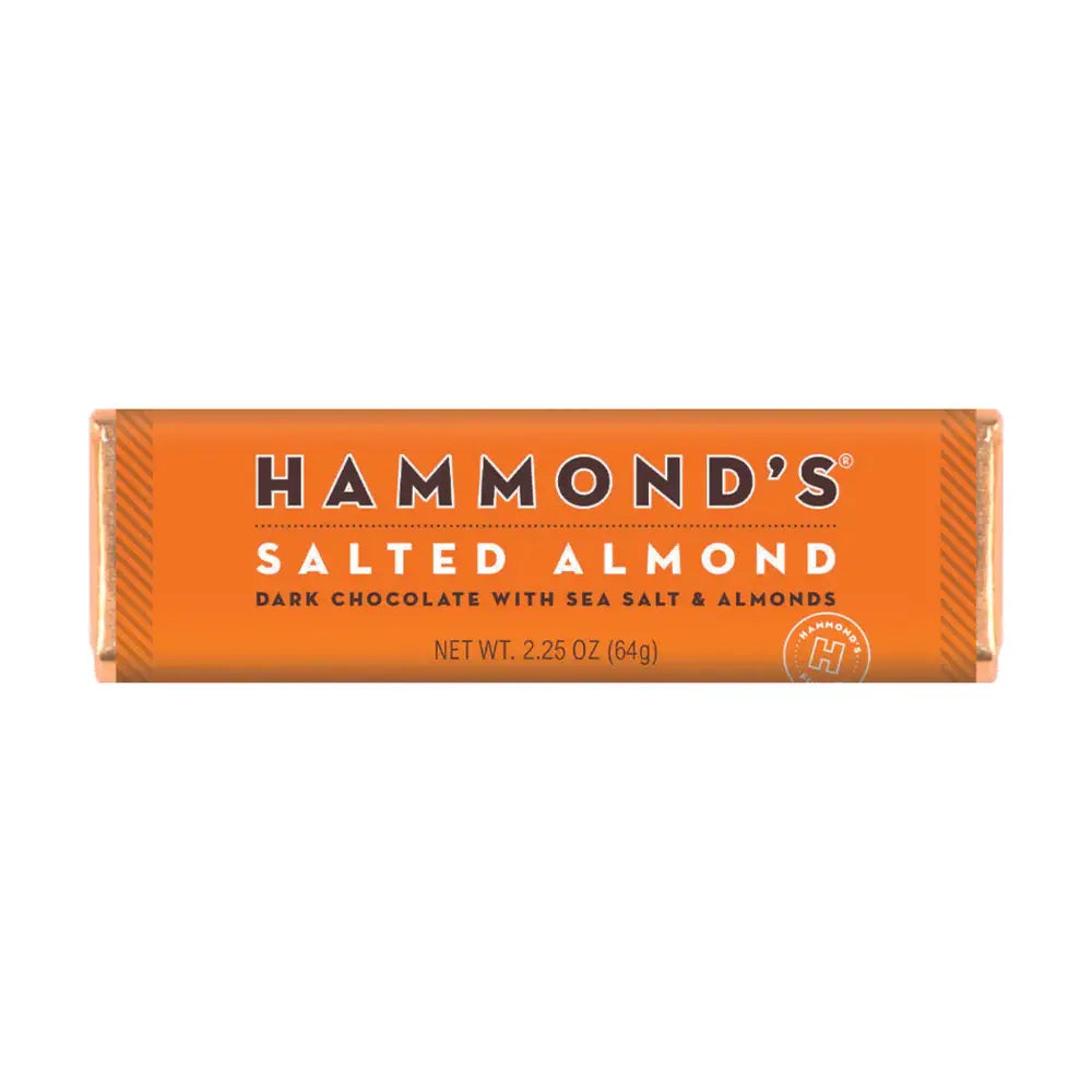 Candy Bar - Dark Chocolate - Natural Salted Almond