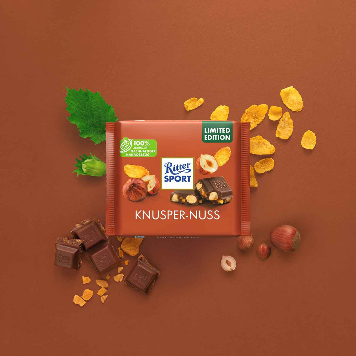 Ritter Sport Milk Hazelnuts w/ Corn Flakes (Germany)