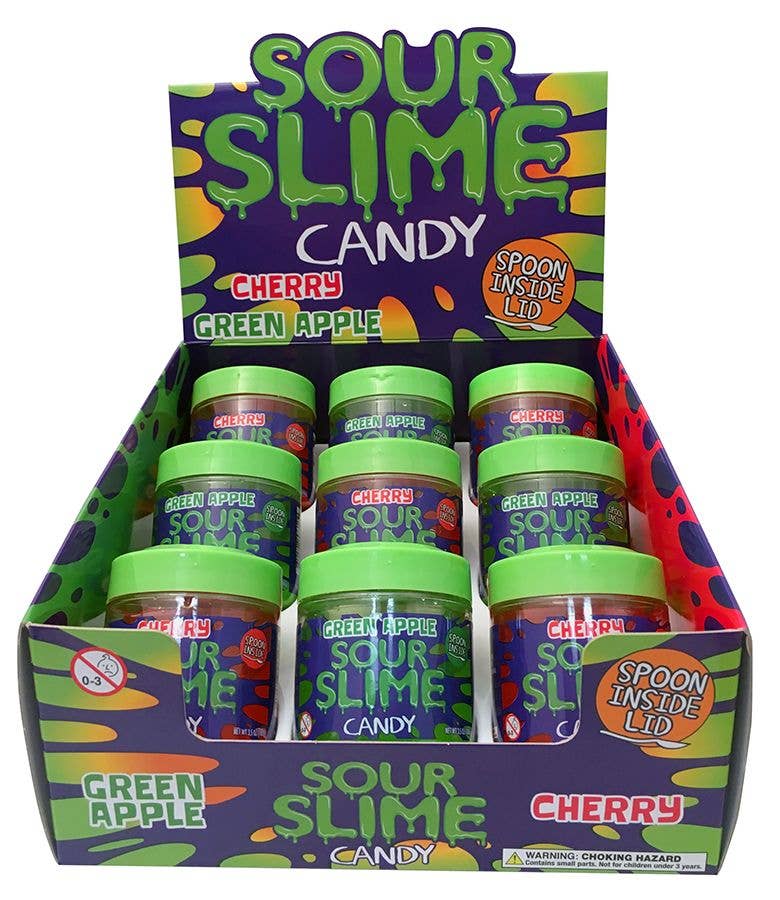 Sour Slime Candy w/Spoon
