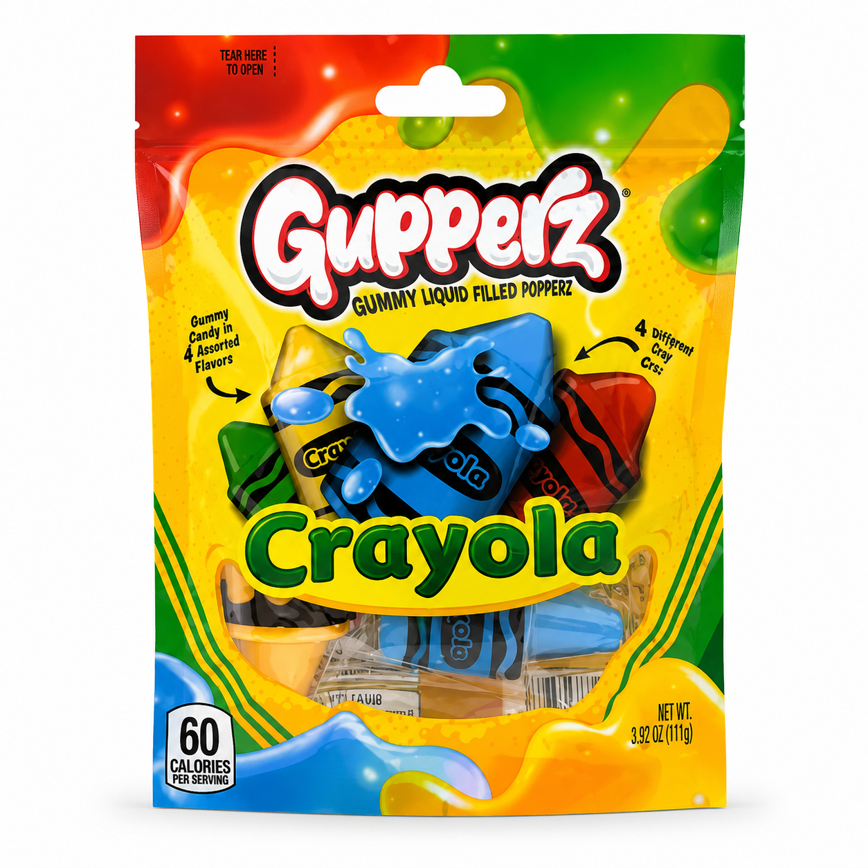 Gupperz Crayola Liquid Filled Gummy