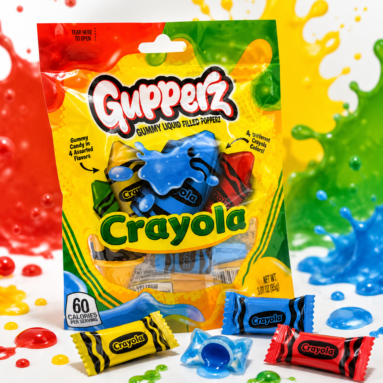 Gupperz Crayola Liquid Filled Gummy