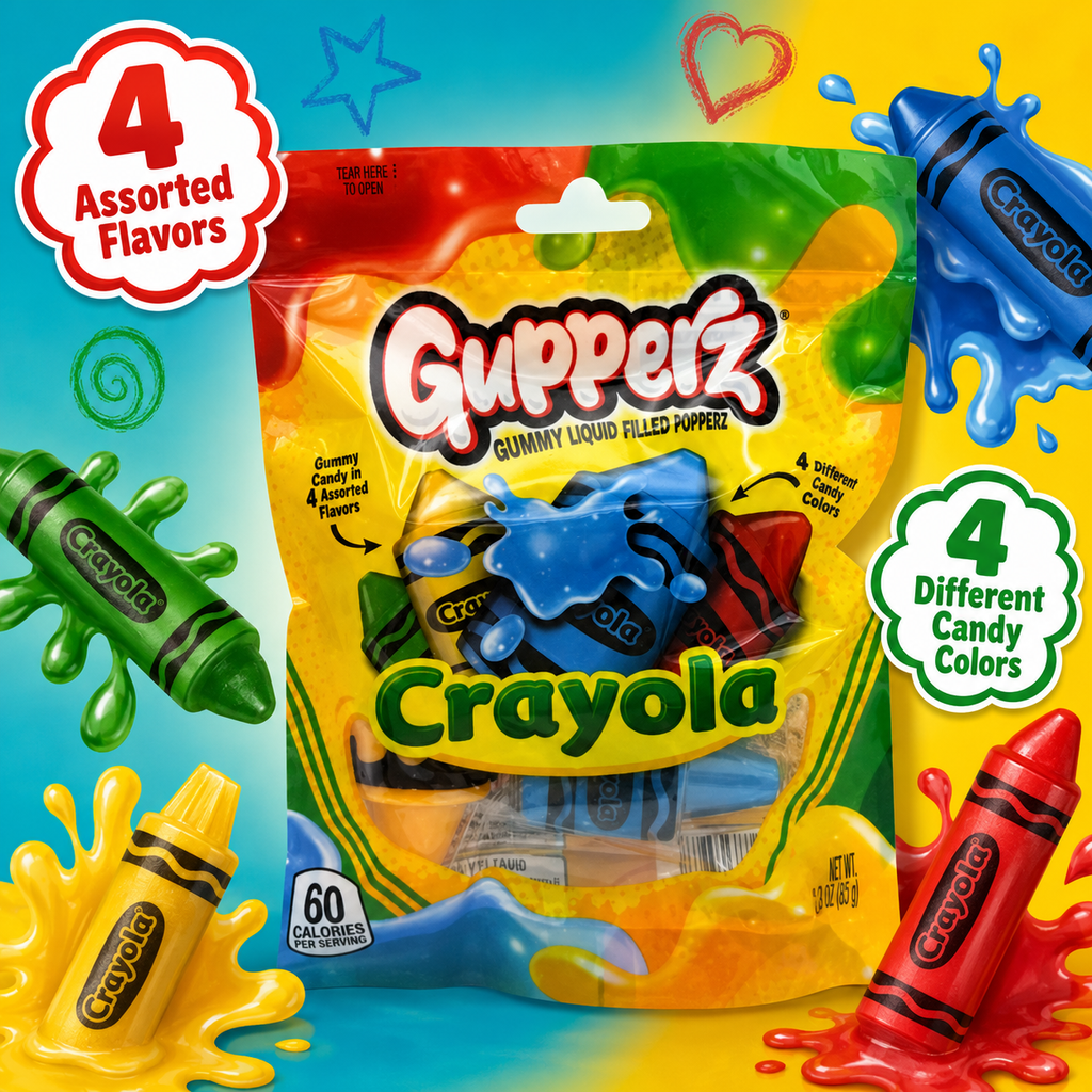 Gupperz Crayola Liquid Filled Gummy