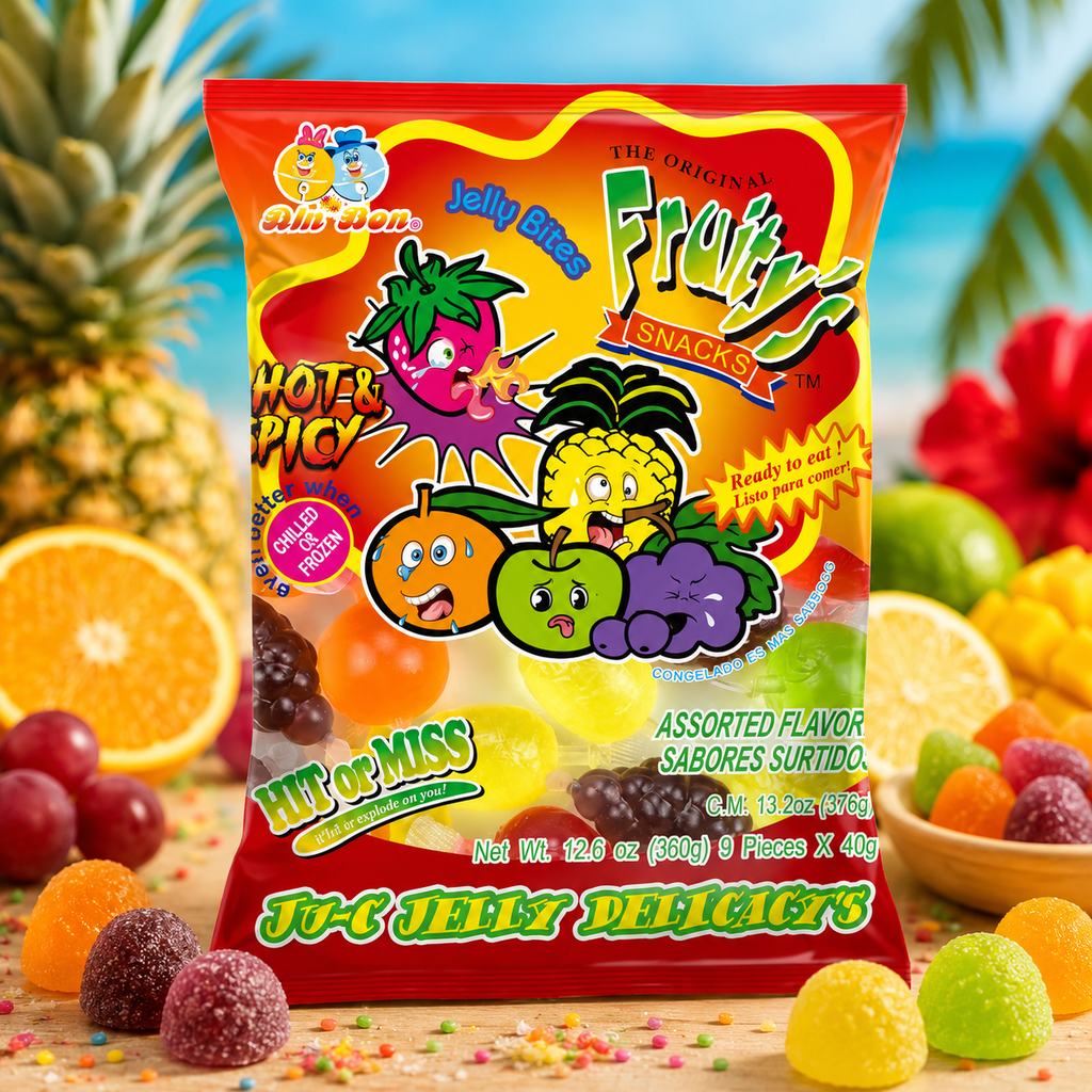 Limited Import  Fruity's Ju-C Jellies Hot & Spicy