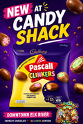 Cadbury Pascall Clinkers Candy & Chocolate