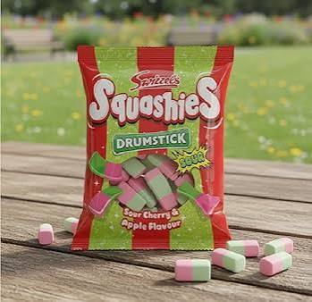 Swizzels Drumstick Squashies Sour Cherry & Apple