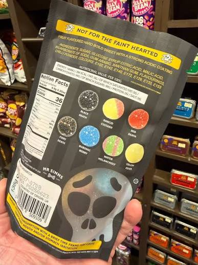 Mr. Simms Sweet Shoppe: Simms Sour Scale Game in a Bag Imported From England