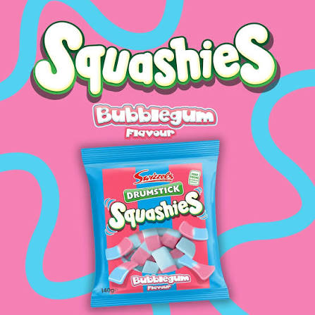 Swizzels Drumstick Squashies Bubblegum