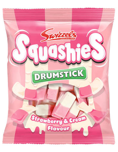 Swizzels Squashies Drumstick Strawberry & Cream
